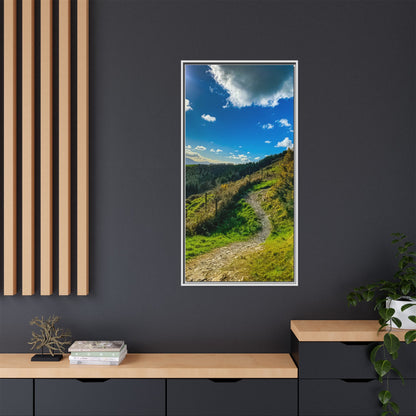 Glanageenty Forest Trail Matte Canvas, Framed (Multi-color)