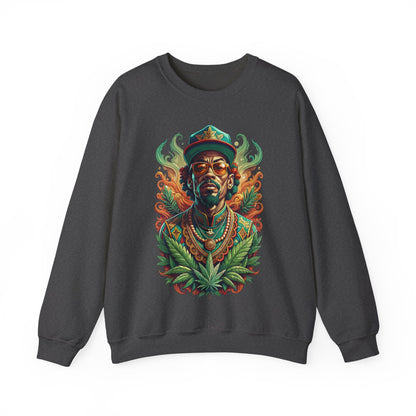 Reggae Lion — Rasta Portrait Graphic Sweatshirt