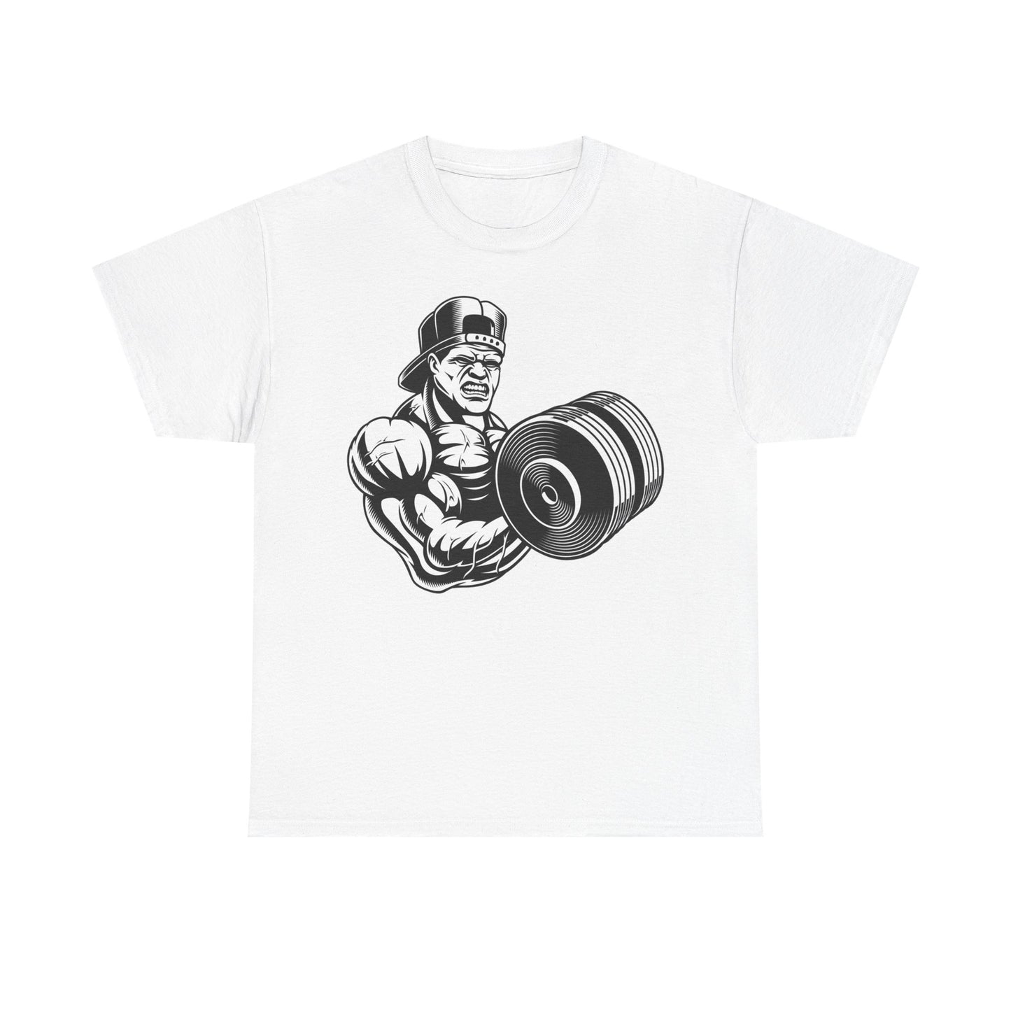 Gym Motivation Unisex Heavy Cotton Tee - Weightlifting Graphic Shirt