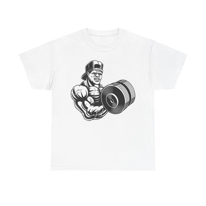 Gym Motivation Unisex Heavy Cotton Tee - Weightlifting Graphic Shirt