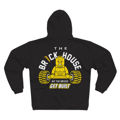 The Brick House Unisex Hooded Zip Sweatshirt – Get Built LEGO Style Hoodie