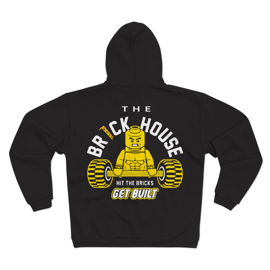 The Brick House Unisex Hooded Zip Sweatshirt – Get Built LEGO Style Hoodie