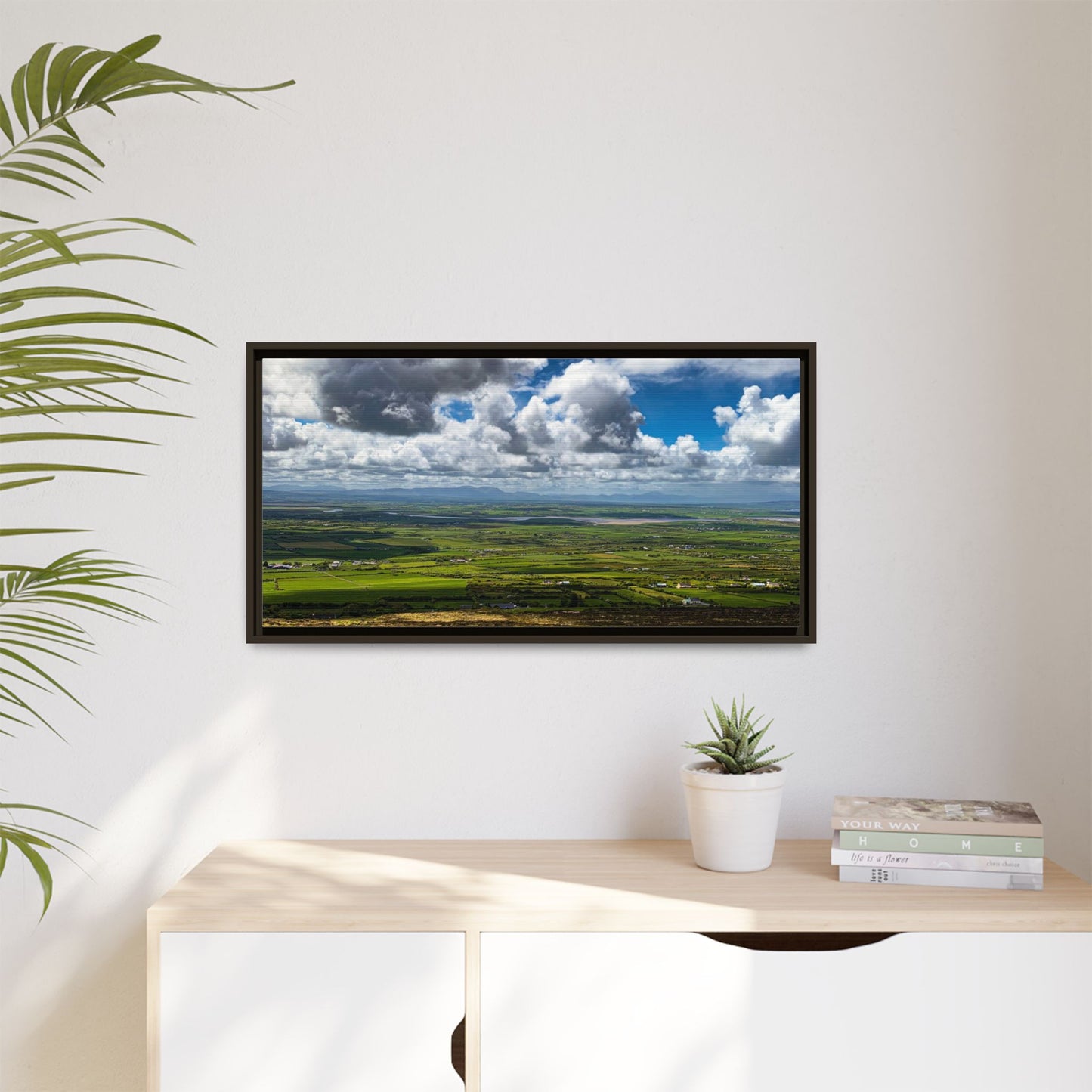 Kerry Panorama Matte Canvas, Framed (Multi-color)