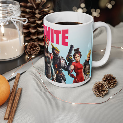 Fortnite-Themed Ceramic Coffee Cups | 11oz & 15oz | Perfect Gift for Gamers