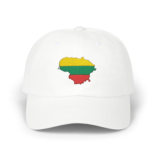 Lithuania Map Classic Dad Cap - Stylish Casual Hat for Everyday Wear