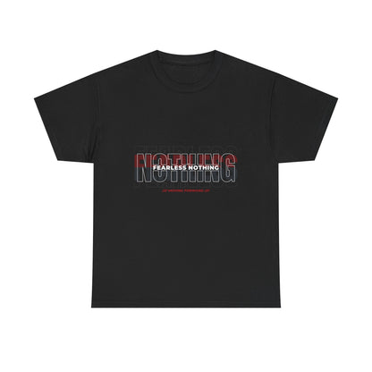 Fearless Unisex Heavy Cotton Tee – Motivational Graphic Shirt for Everyday Wear
