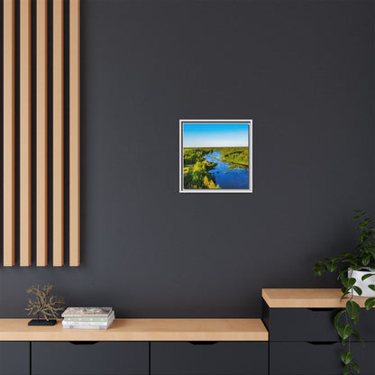 Zagares Lake Matte Canvas, Framed (Multi-color)
