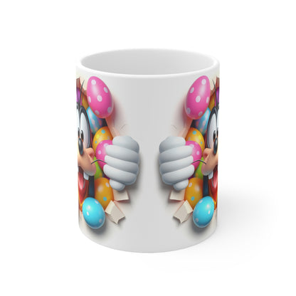 Colorful Cartoon Character Easter Coffee Mug - 11oz & 15oz