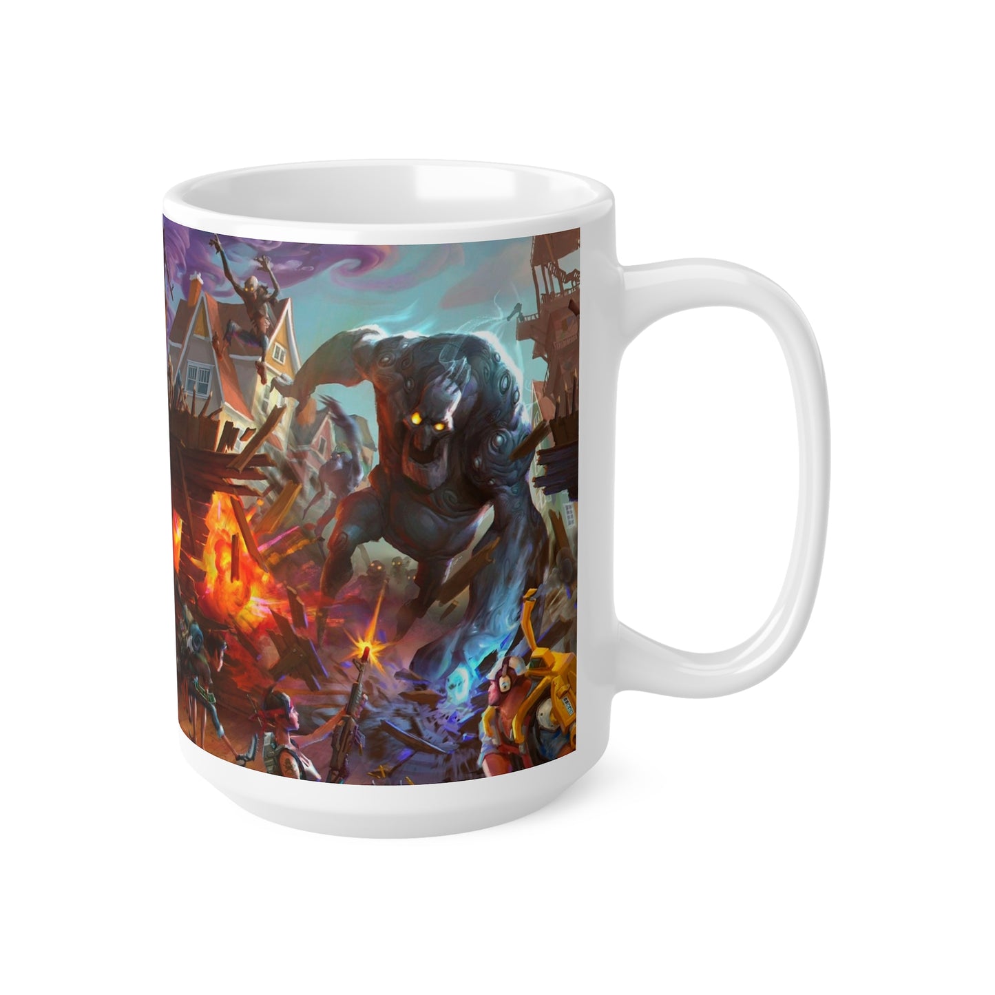Fortnite-Themed Ceramic Coffee Cups - 11oz & 15oz Gaming Mugs for Coffee Lovers