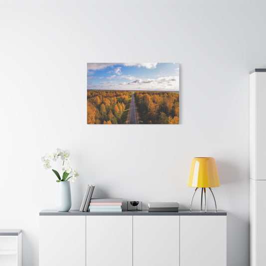 Somewhere in Lithuania Matte Canvas, Stretched, 1.25"