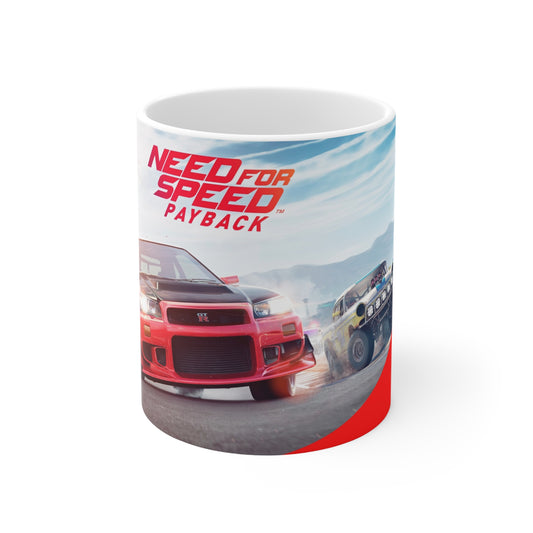 Need for Speed Payback Ceramic Coffee Cup - 11oz & 15oz - Perfect Gift for Racing Fans