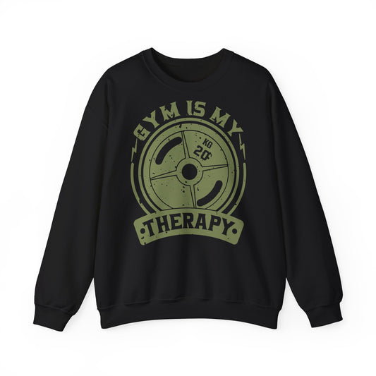 Gym Is My Therapy Unisex Heavy Blend™ Crewneck Sweatshirt