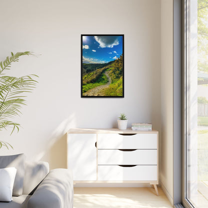 Glanageenty Forest Trail Matte Canvas, Framed (Multi-color)
