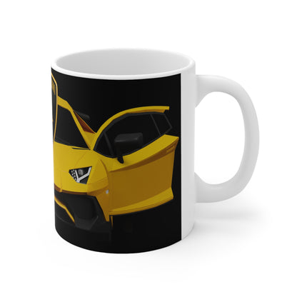 Lamborghini-Inspired Ceramic Coffee Mug - 11oz & 15oz, Perfect Gift for Car Enthusiasts