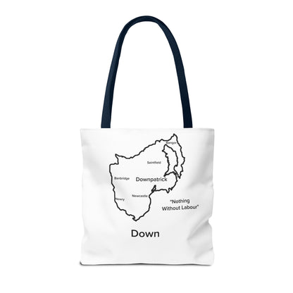 Down Tote Bag White Edition