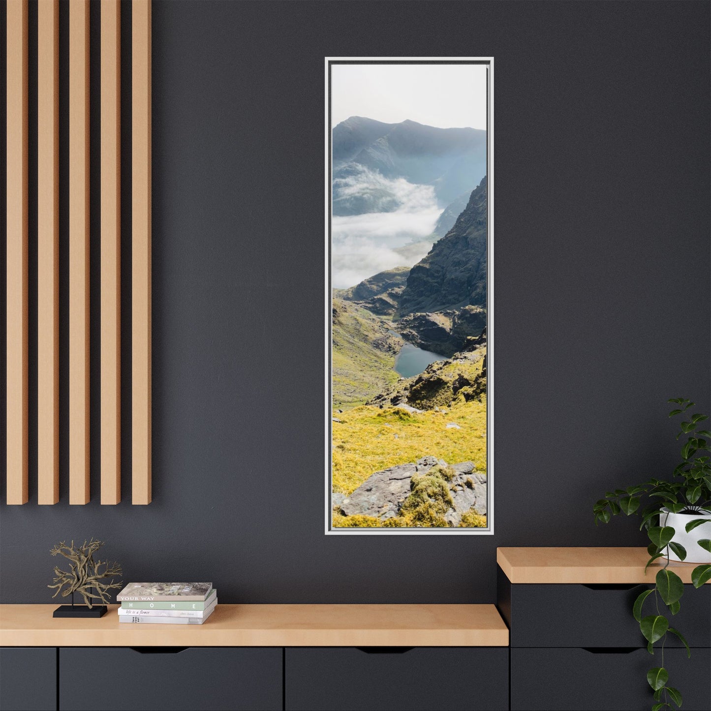 Kerry Mount Matte Canvas, Framed (Multi-color)