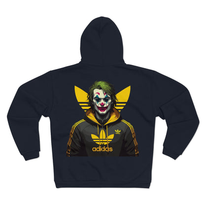 Joker And Adidas Cool Graphic Unisex Hooded Zip Sweatshirt