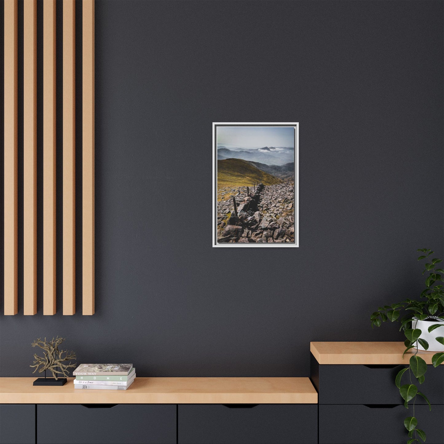 Wall Matte Canvas, Framed (Multi-color)