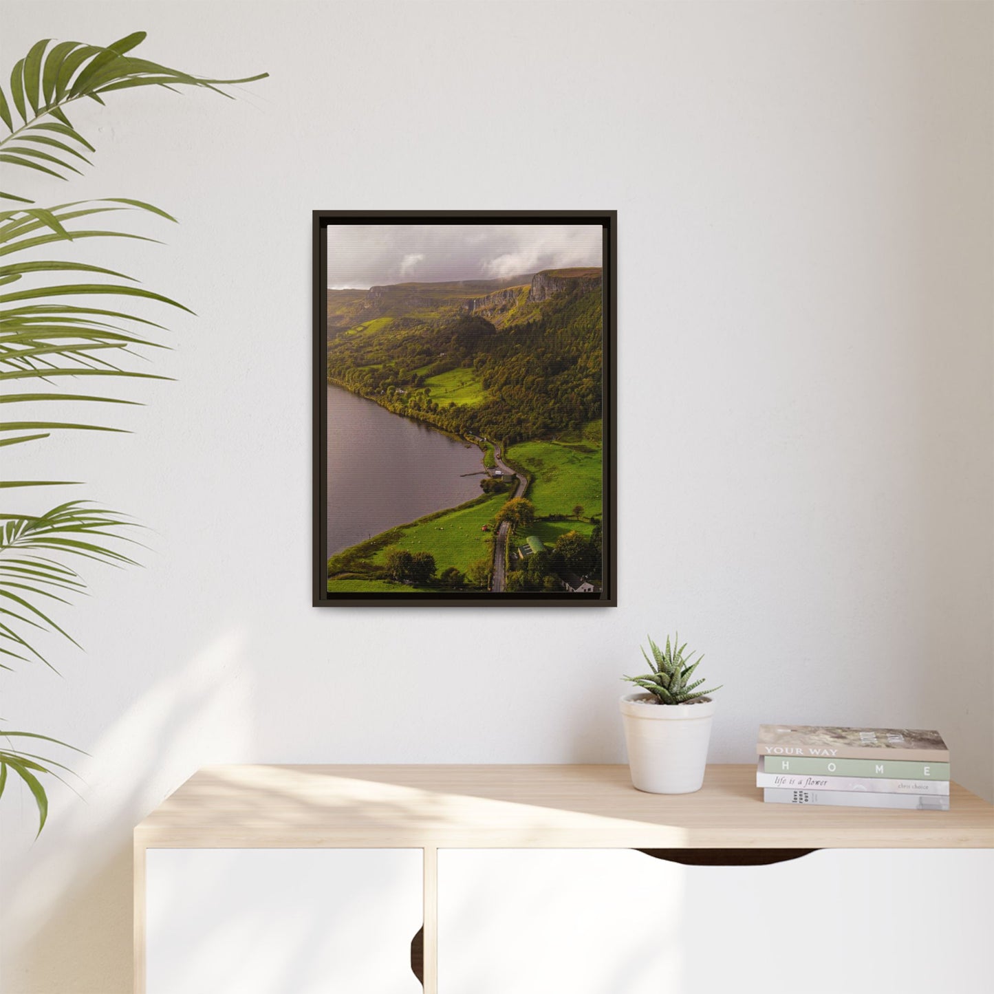 South in Aghadh an Aird or The Devil's Cheney Matte Canvas, Framed (Multi-color)