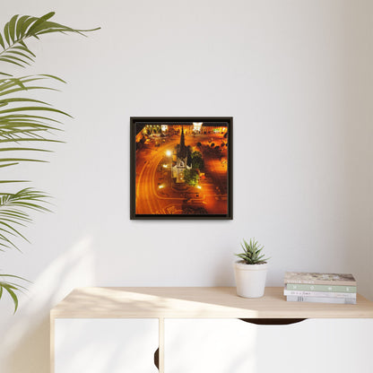 Listowel Church Matte Canvas, Framed (Multi-color)