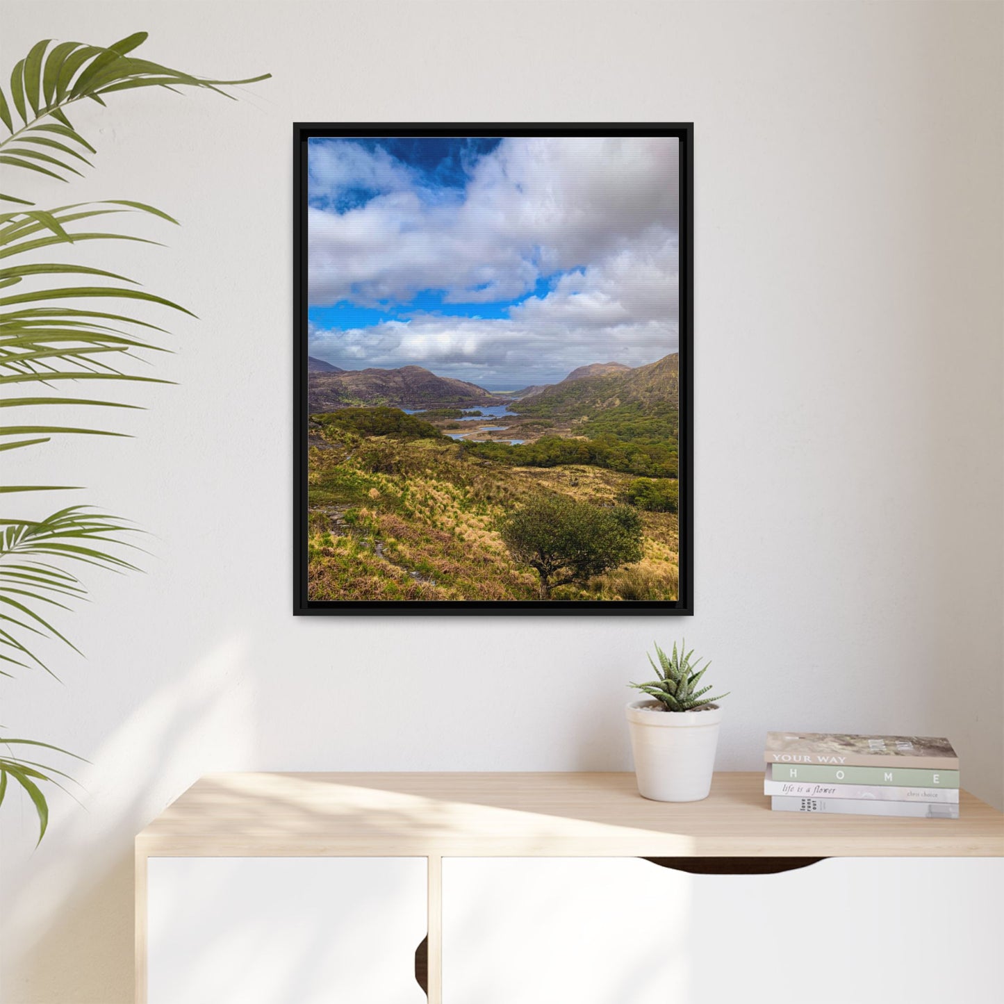 Matte Canvas, Framed (Multi-color)