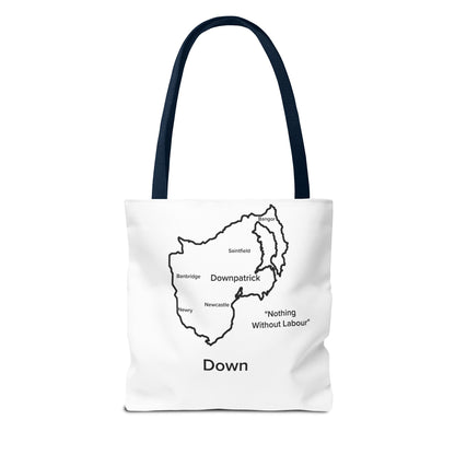 Down Tote Bag White Edition