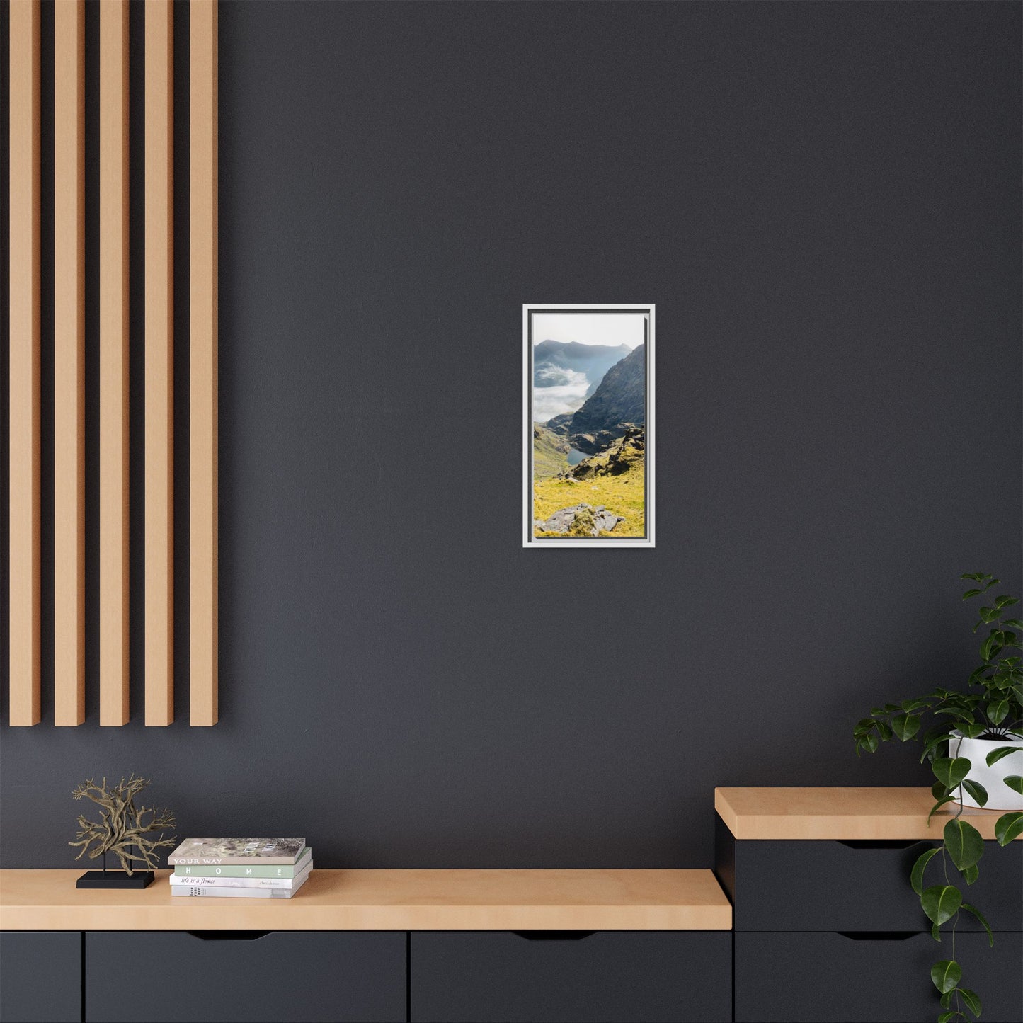 Kerry Mount Matte Canvas, Framed (Multi-color)