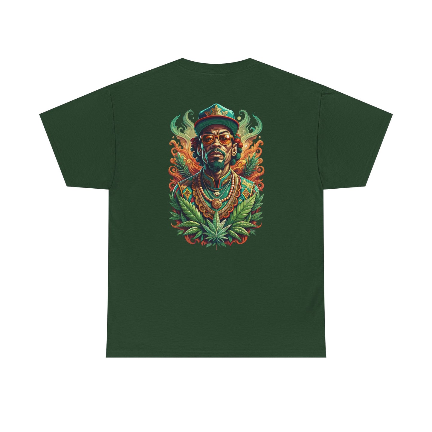Reggae Lion Tee — Rasta Portrait Graphic T-Shirt