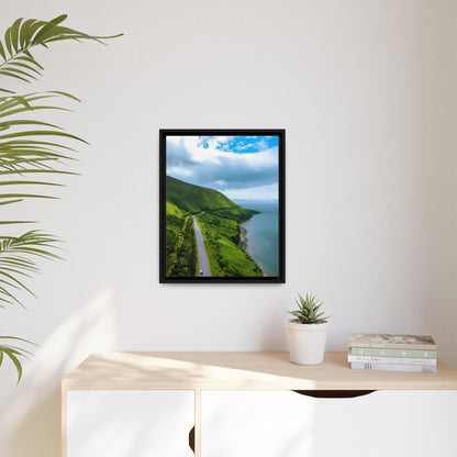 Ring of Kerry Drive Matte Canvas, Framed (Multi-color)