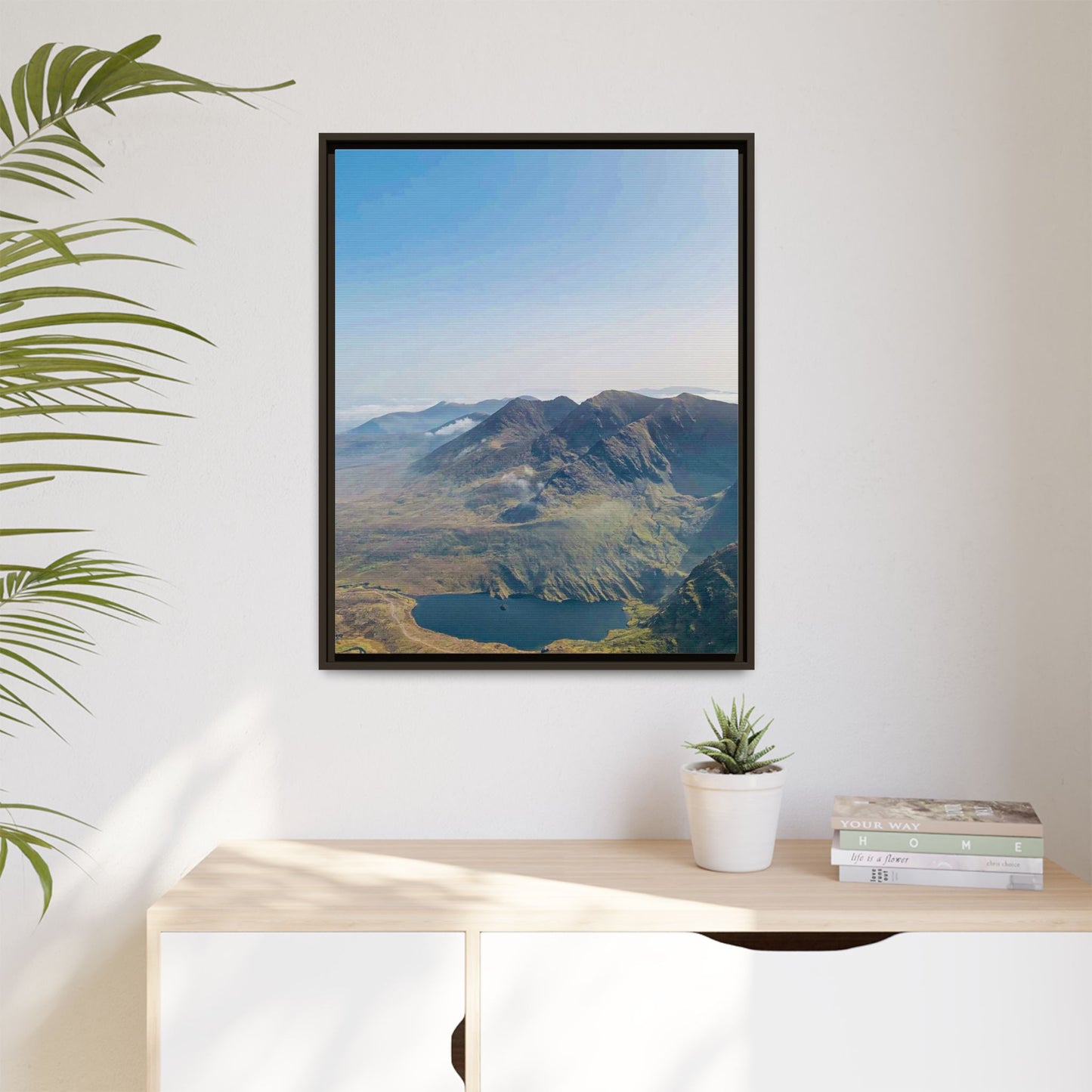 MacGillycuddy's Reeks Matte Canvas, Framed (Multi-color)