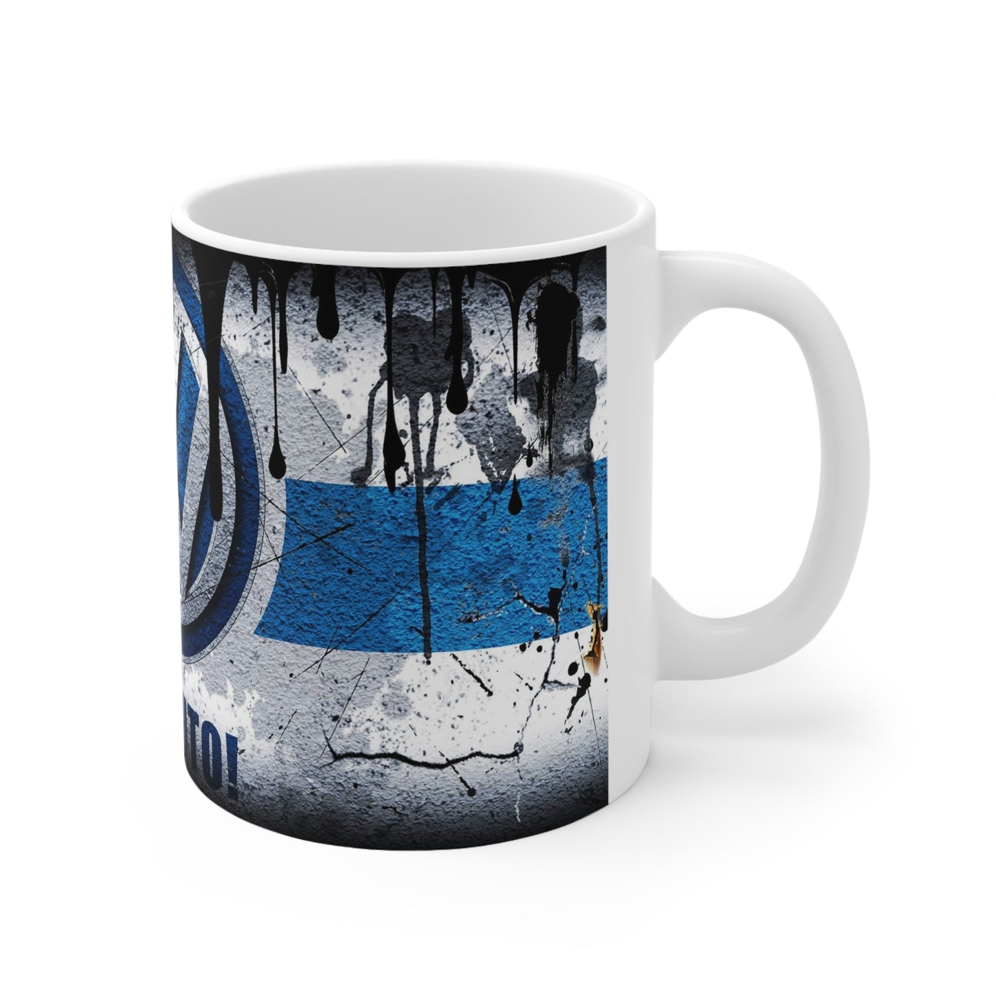 VW Graffiti Style Ceramic Coffee Mug - 11oz & 15oz