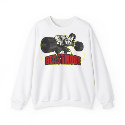 Beast Mode Unisex Heavy Blend™ Crewneck Sweatshirt - Perfect for Gym Enthusiasts