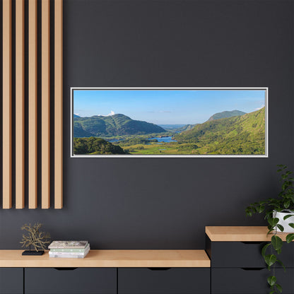 Ladies View Spring Matte Canvas, Framed (Multi-color)