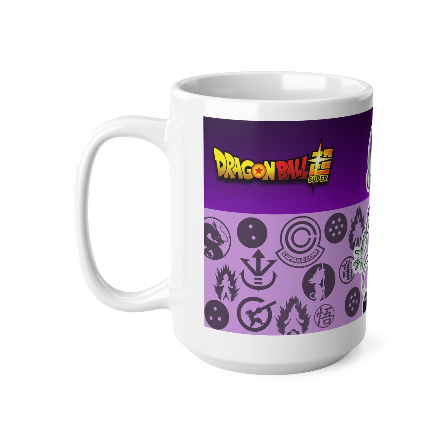 Dragon Ball Super Ceramic Coffee Cups - Anime Character Design, 11oz & 15oz