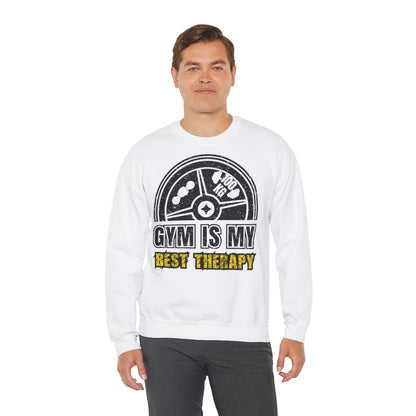 Gym Is My Best Therapy Unisex Heavy Blend™ Crewneck Sweatshirt