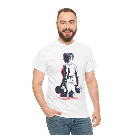 Girl In Gym Unisex Heavy Cotton Tee