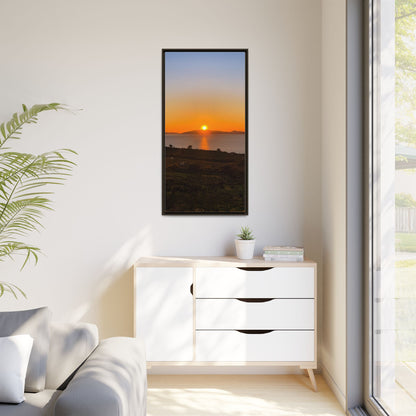 Sunset Ring Of Kerry Matte Canvas, Framed (Multi-color)
