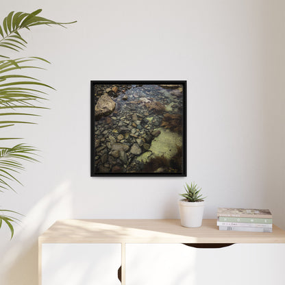 Rocks Matte Canvas, Framed (Multi-color)