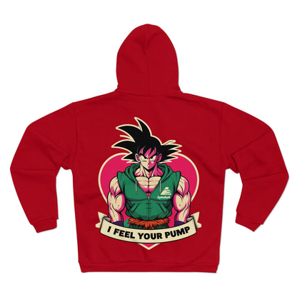 I Feel Your Pump IV Unisex Hooded Zip Sweatshirt