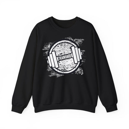 Train Hard Gym Sweatshirt - Unisex Heavy Blend™ Crewneck for Fitness Enthusiasts