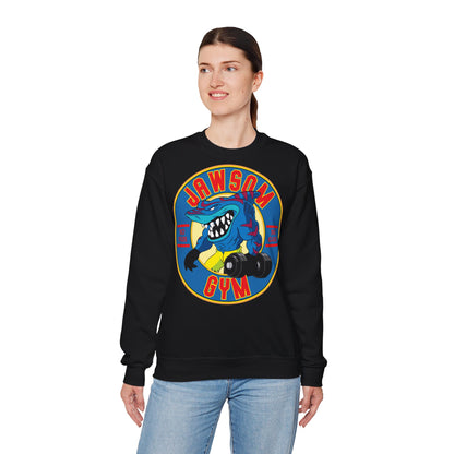 Jawson Gym Unisex Heavy Blend™ Crewneck Sweatshirt - Fitness Wear for Gym Lovers Black