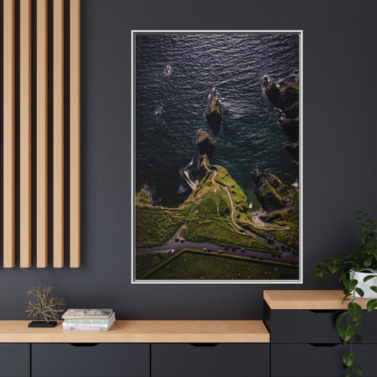 Dunquin Pier Matte Canvas, Framed (Multi-color)