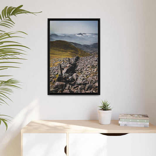 Wall Matte Canvas, Framed (Multi-color)