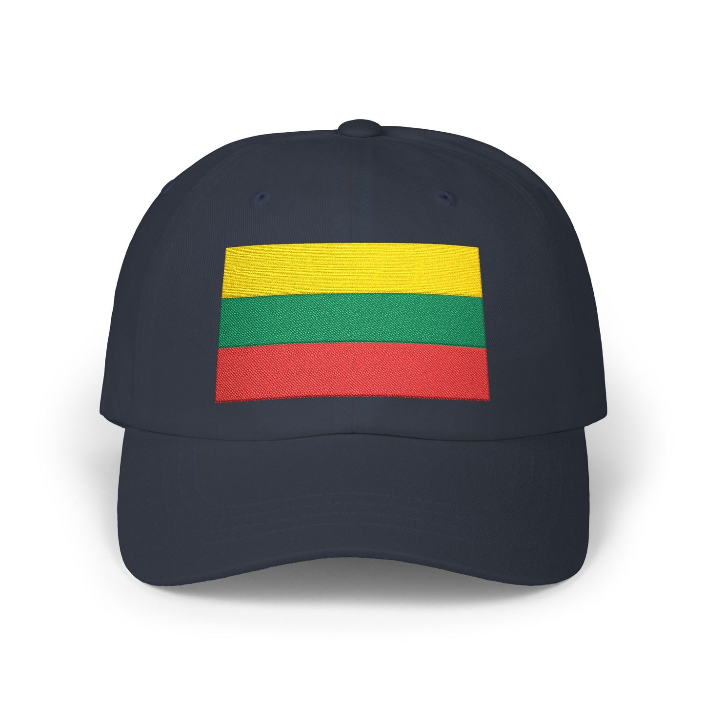 Lithuania Flag Embroidered Classic Dad Cap - Stylish Cotton Hat for Men