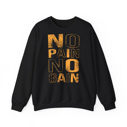 Motivational No Pain No Gain Sweatshirt
