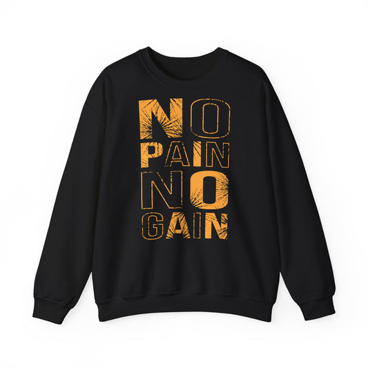 Motivational No Pain No Gain Sweatshirt