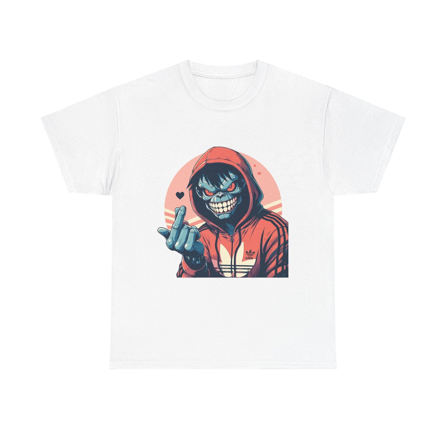 Edgy Graphic Tee for Casual Wear - Unisex Heavy Cotton Tee