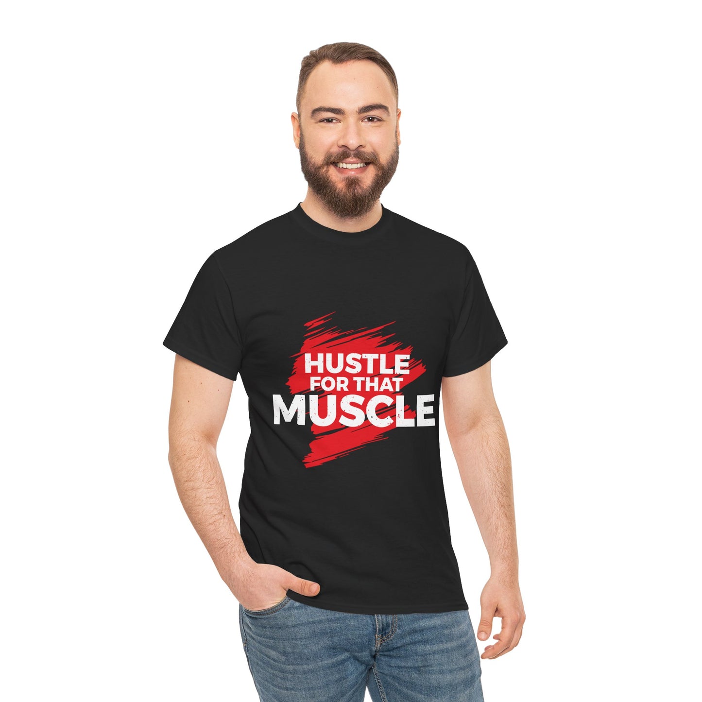 Hustle for That Muscle Unisex Heavy Cotton Tee