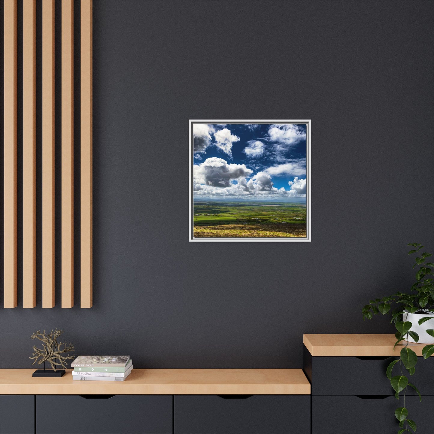 Kerry Panorama Matte Canvas, Framed (Multi-color)