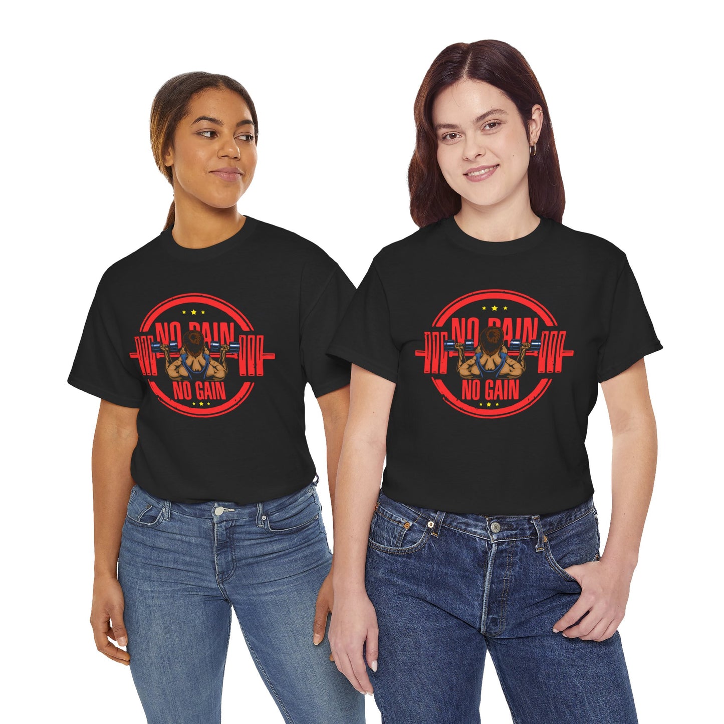 No Pain No Gain Unisex Heavy Cotton Tee